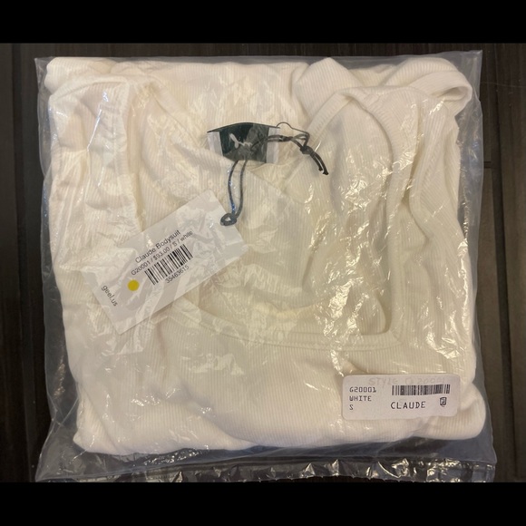 Asymmetrical Premium Micro Ribbed Modal Square Neck Long Sleeve Bodysuit NWOT - Picture 14 of 15